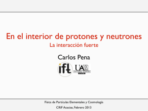 En el interior de protones y neutrones