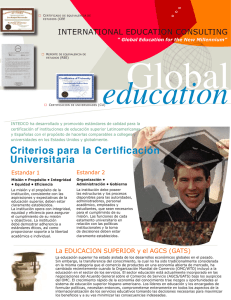 Criterios para la Certificación Universitaria