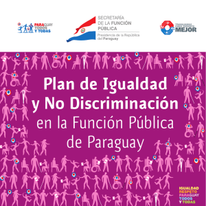 Plan de Igualdad y No Discriminación en la Función Pública de