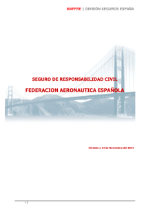 Poliza MAPFRE de responsabilidad civil 2015