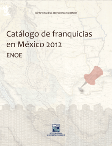 Catálogo de franquicias en México 2012