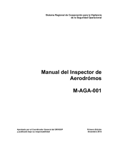 Manual del Inspector de Aerodrómos M-AGA-001