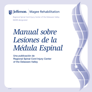 Manual sobre Lesiones de la Médula Espinal