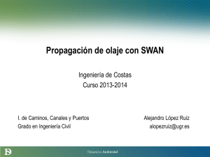 Propagación de olaje con SWAN