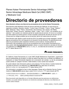 Spanish - Kaiser Permanentes Medicare health plans