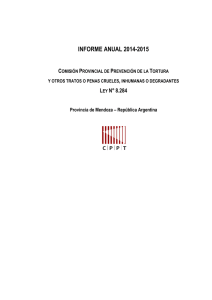 informe anual 2014-2015 comisión provincial de prevención de la