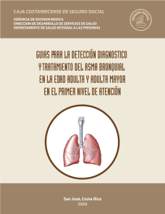 Guías para la detección diagnóstico y tratamiento del asma