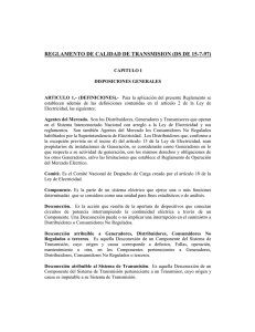 reglamento de calidad de transmision (ds de 15-7-97)