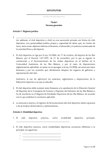 Modelo estatutos - Govern de les Illes Balears