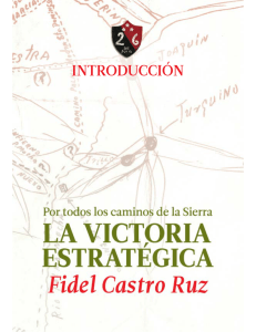 Introducción de La Victoria Estratégica de Fidel Castro Ruz