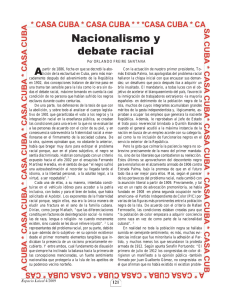 Nacionalismo y debate racial