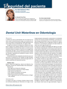 Dental Unit Waterlines en Odontología