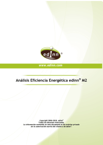 Análisis Eficiencia Energética edinn M2