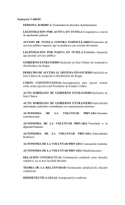 Sentencia T468-03 - Cámara de Comercio de Bogotá