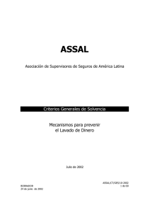 Lavado de Dinero (PDF - 177 Kb) - Comisión Nacional de Seguros y