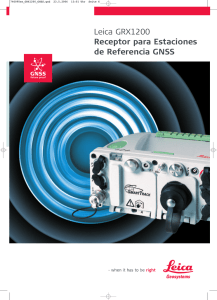 Leica GRX1200 Receptor para Estaciones de Referencia GNSS