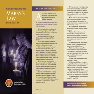 Ley de Marsy - California State University, Los Angeles