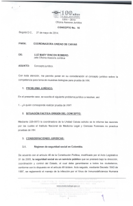 1914-2014 Oficina Asesora Jurídica CONCEPTO No. 16 Bogotá DC