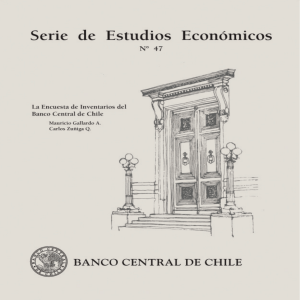 La Encuesta de Inventarios del Banco Central de Chile