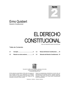 el derecho constitucional - Ermo Quisbert