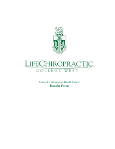 Transfer Forms - Life West Health Center