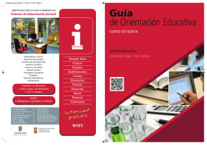 Guía de orientación educativa 2015-2016