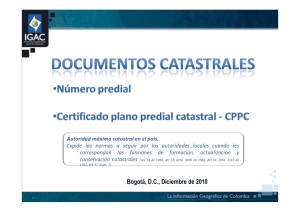Documentos Catastrales.
