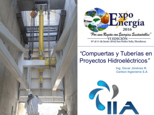 Compuertas y TuberÃas en Proyectos HidroelÃ©ctricos