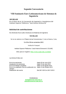 Convocatoria Preliminar - Universidad Nacional de Colombia Sede