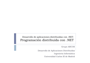 Programación distribuida con .NET - Arcos