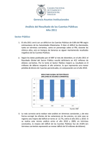 Informe 114 - Análisis del Resultado del Sector Público