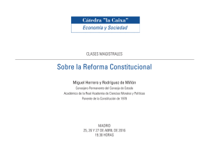 Sobre la Reforma Constitucional