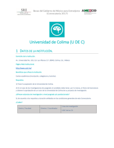 Universidad de Colima (U DE C)