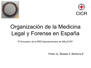 Organización de la Medicina Legal y Forense en España