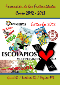 Septiembre 2012 Curso 2012 - 2013