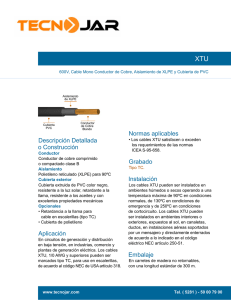 XTU 1C (XLPE) - tecnojar.com