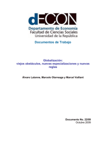Documentos de Trabajo - Facultad de Ciencias Sociales