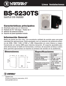 BS-5230TS - YAMAKI sonido profesional