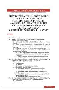 Pervivencia de la costumbre... Carlos Hernández Hernández