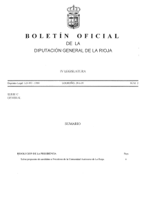 boletin oficial - Parlamento de La Rioja