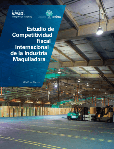 Estudio de Competitividad Fiscal Internacional de la Industria