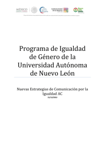 Programa - Universidad Autónoma de Nuevo León