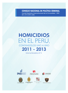 01 HOMICIDIOS EN EL PERU 2011 - 2013 ok.indd