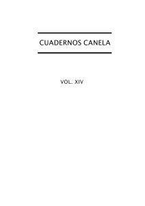 cuadernos xiv - CANELA 日本・スペイン・ラテンアメリカ学会