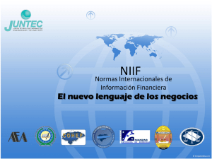 NIIF: Normas Internacionales de Información Financiera