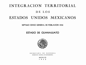 Integración territorial de los Estados Unidos Mexicanos : Séptimo