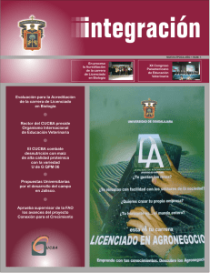 Integración Vol. 1 - Centro Universitario de Ciencias Biológicas y