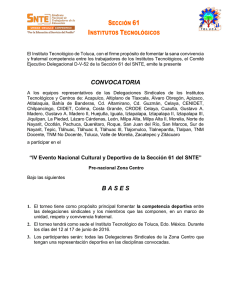 convocatoria bases - Instituto Tecnológico de Toluca