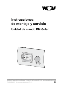 Manual de usuario regulación solar BM-1