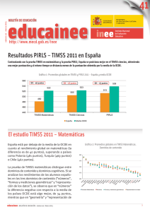 Resultados PIRLS – TIMSS 2011 en España